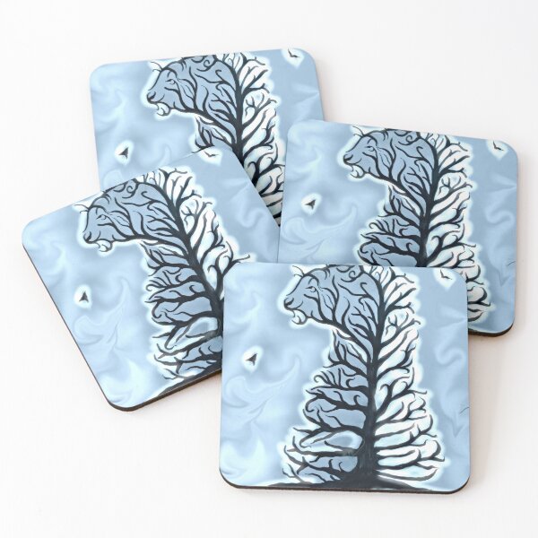 Item preview, tiger tree silhouette nature art designed and sold by Jay21743ori.