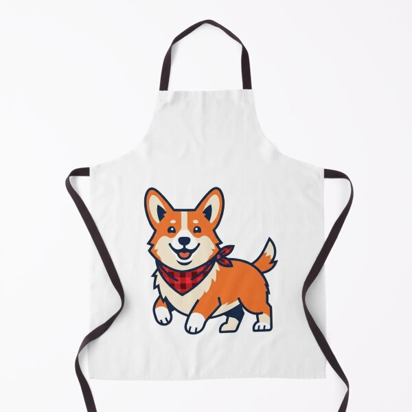 Item preview, Cute Corgi Plaid Bandana Autumn Dog Lover Kawaii Puppy Shirt designed and sold by TeNovaStudio.