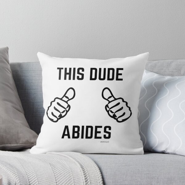Item preview, This Dude Abides Inspired Design Celebrating Laid-Back Vibes and Chill Lifestyle designed and sold by fab  image.