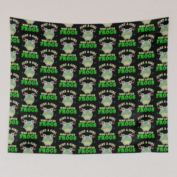 Artikelvorschau, Just A Girl Who Loves Frogs entworfen und verkauft von thebestposter.
