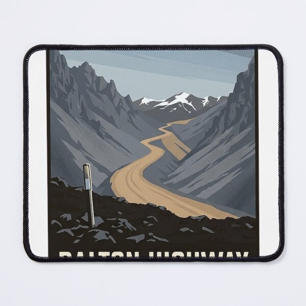Item preview, Dalton Highway Atigun Pass Alaska Travel Badge Sticker designed and sold by DetourDgn.