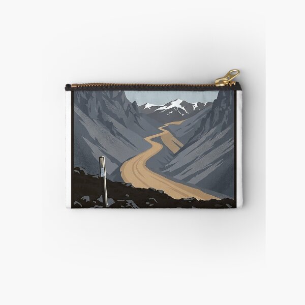 Item preview, Dalton Highway Atigun Pass Alaska Travel Badge Sticker designed and sold by DetourDgn.