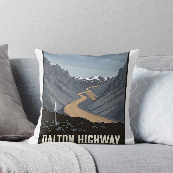 Item preview, Dalton Highway Atigun Pass Alaska Travel Badge Sticker designed and sold by DetourDgn.
