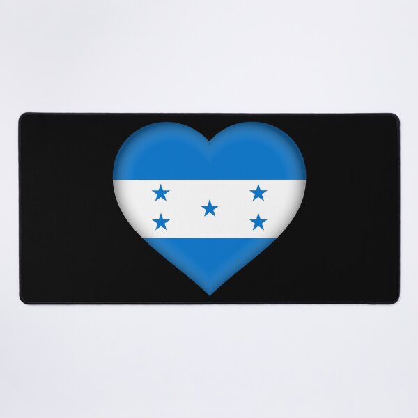 Item preview, Honduran 3D Flag Heart National Symbol for Expat Style designed and sold by YAZ.