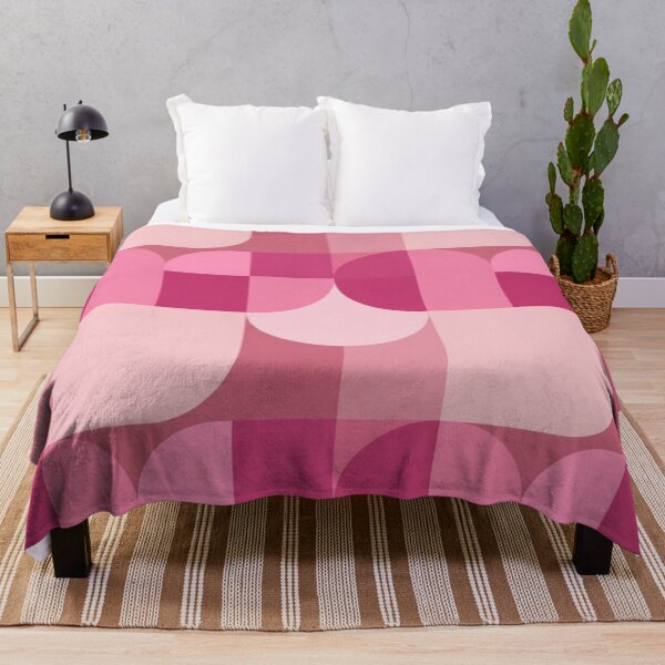 Item preview, Pink Abstract Geometric Seamless Pattern designed and sold by ShivCraftStudio.