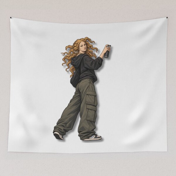 Item preview, Botticelli's Birth of a Venus – Streetwear Graffiti Remix designed and sold by YOFANTZ!.