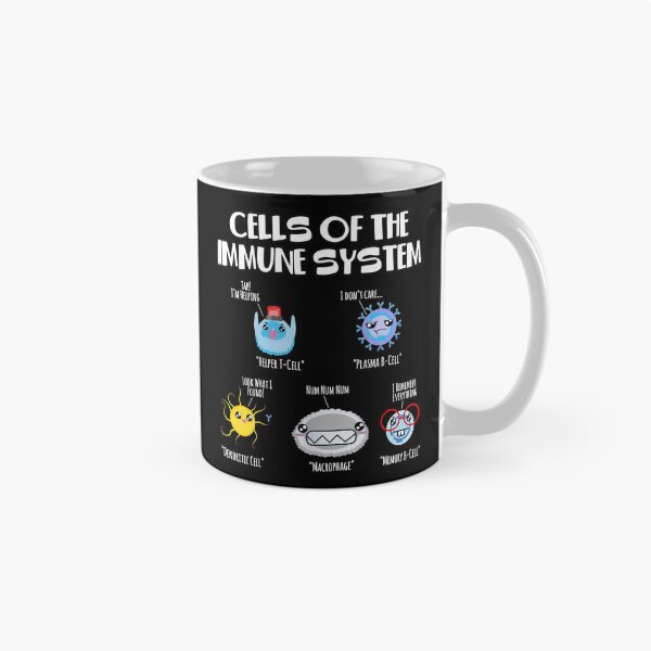 Item preview, Immunes System Cellss Cartoon Funny Science Labels designed and sold by Greatstfgreen.