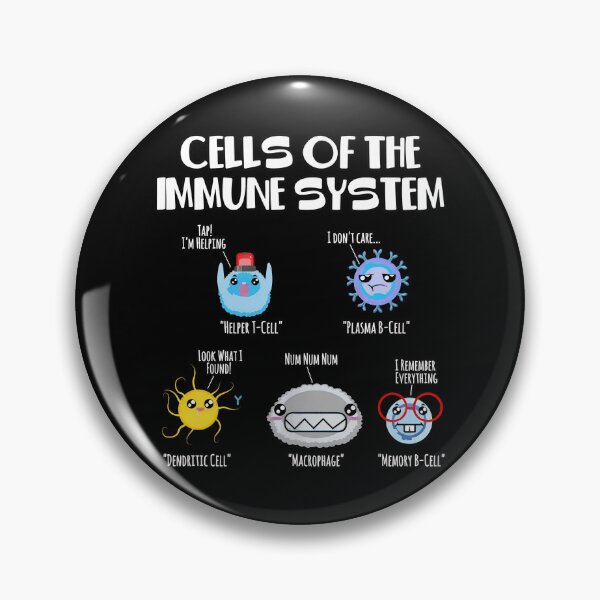 Item preview, Immunes System Cellss Cartoon Funny Science Labels designed and sold by Greatstfgreen.