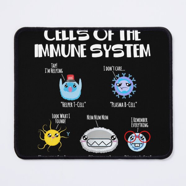 Item preview, Immunes System Cellss Cartoon Funny Science Labels designed and sold by Greatstfgreen.