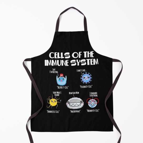 Item preview, Immunes System Cellss Cartoon Funny Science Labels designed and sold by Greatstfgreen.