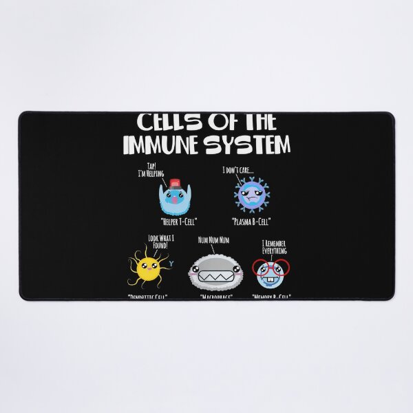Item preview, Immunes System Cellss Cartoon Funny Science Labels designed and sold by Greatstfgreen.