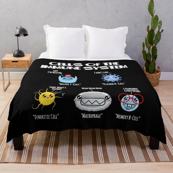 Item preview, Immunes System Cellss Cartoon Funny Science Labels designed and sold by Greatstfgreen.