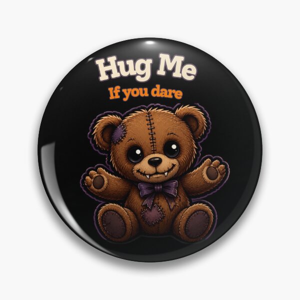 Item preview, Hug Me If You Dare Spooky Cute Halloween Teddy Bear designed and sold by T-version.