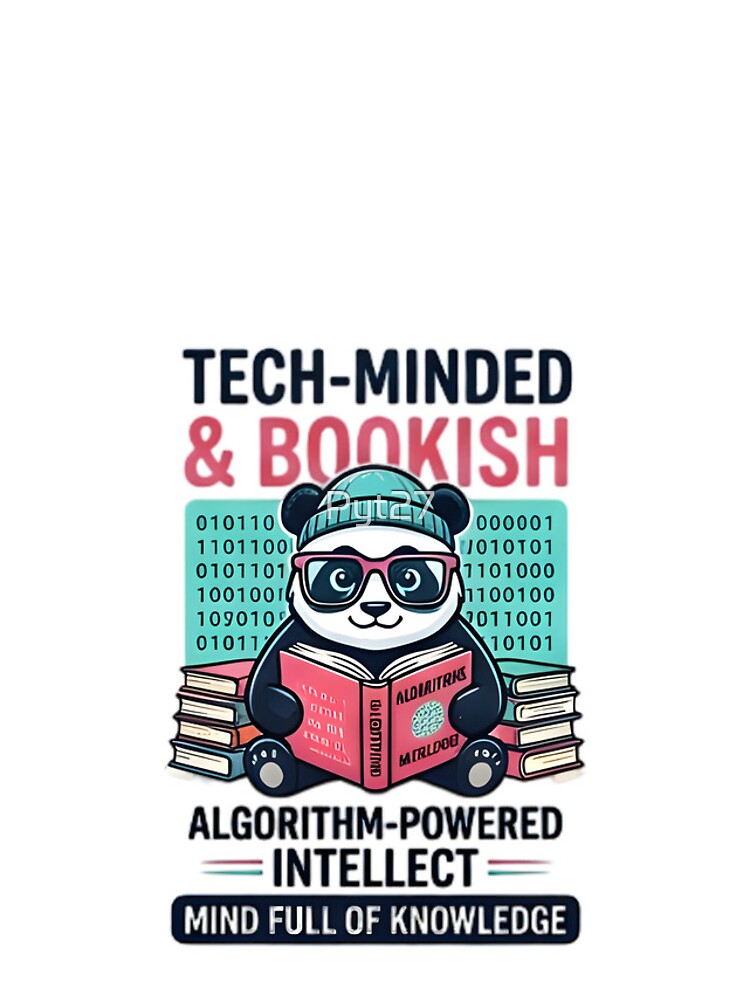 Thumbnail 4 of 4, Samsung Galaxy Phone Case, Tech Minded Bookish Panda Algorithm Powered Intellect designed and sold by Pyt27.