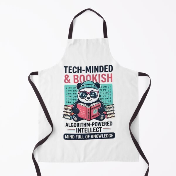 Item preview, Tech Minded Bookish Panda Algorithm Powered Intellect designed and sold by Pyt27.