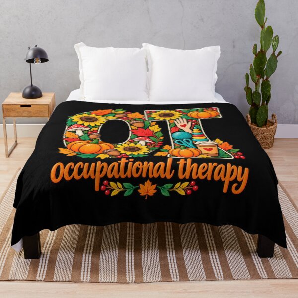 Item preview, Occupational Therapy Fall OT Autumn Thanksgiving Leaves T-Shirt – Occupational Therapist Gift, Fall OT Graphic Tee designed and sold by Trendably.