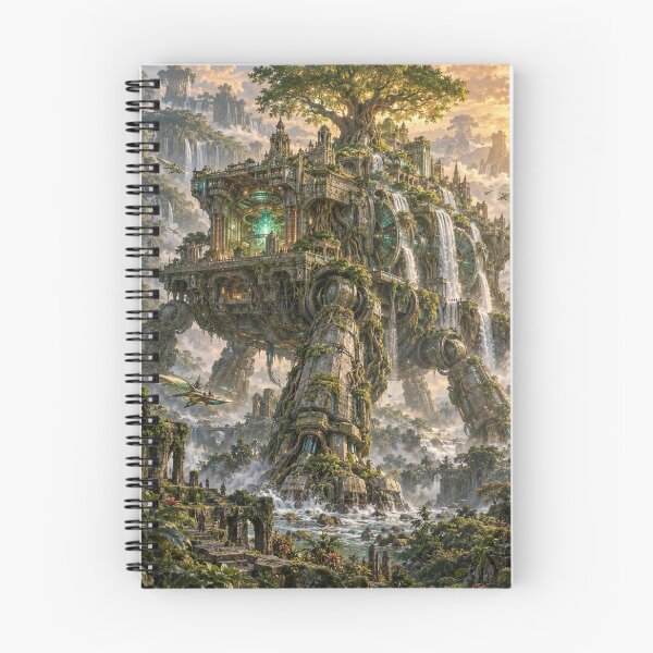 Item preview, VERDANT TITAN SANCTUARY – Walking Temple City designed and sold by SEIMEI2025.