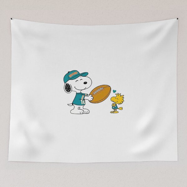 Item preview, Snoopy Miami Dolphins Football Game Day Cartoon designed and sold by vdzooart.