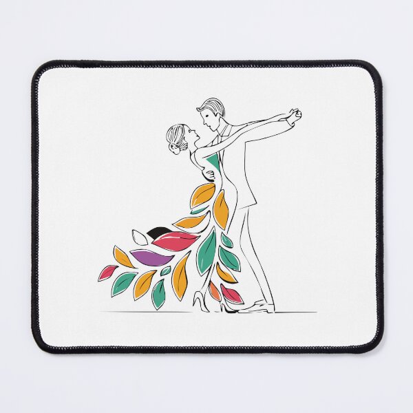Item preview, Autumn Leaf Dress Dancing Couple Art designed and sold by Litely.