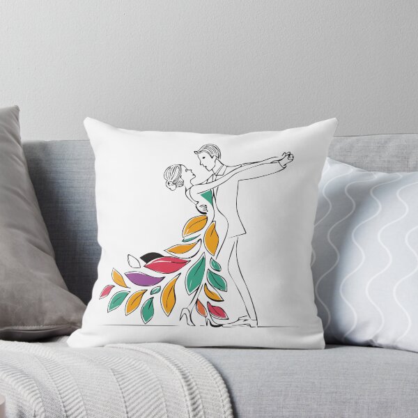 Item preview, Autumn Leaf Dress Dancing Couple Art designed and sold by Litely.