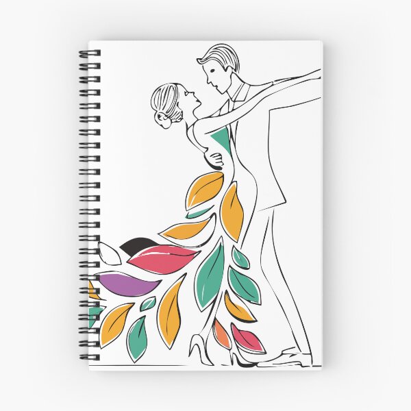 Item preview, Autumn Leaf Dress Dancing Couple Art designed and sold by Litely.