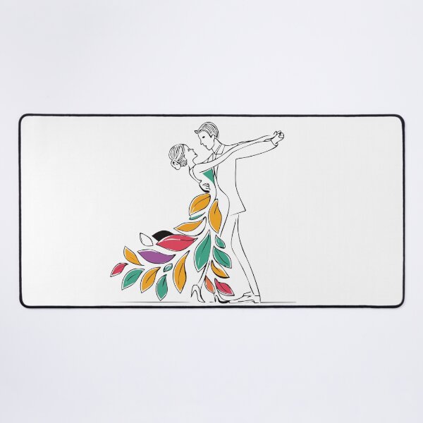 Item preview, Autumn Leaf Dress Dancing Couple Art designed and sold by Litely.