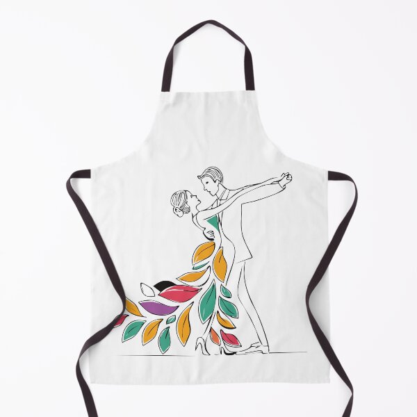 Item preview, Autumn Leaf Dress Dancing Couple Art designed and sold by Litely.