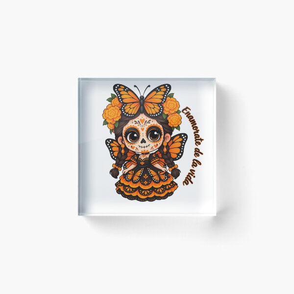 Item preview, Monarch Butterfly Catrina Encamorate de la Vida designed and sold by KireVeronica.