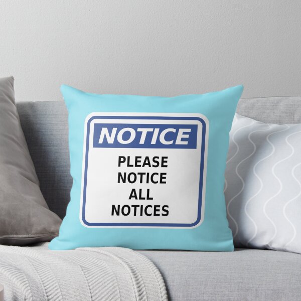 Item preview, Notice: Please Notice All Notices designed and sold by Karate Octopus.