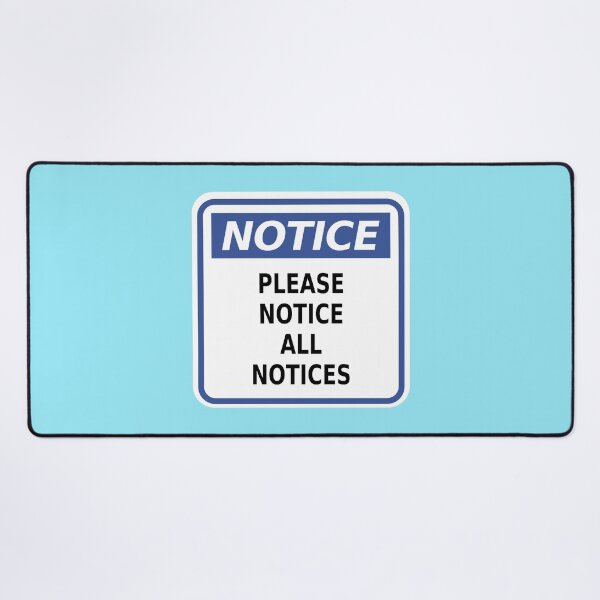Item preview, Notice: Please Notice All Notices designed and sold by Karate Octopus.
