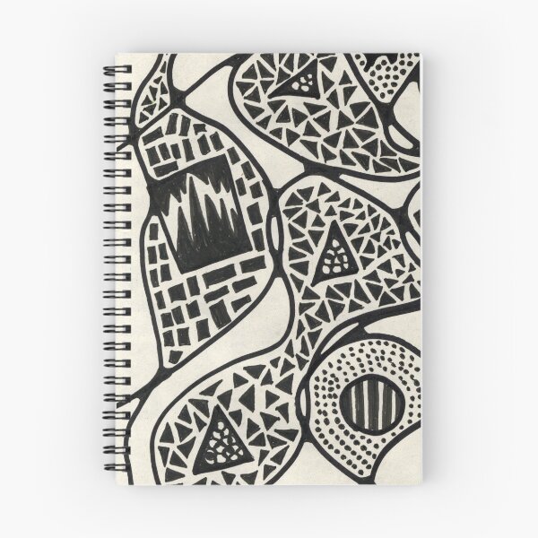 Item preview, Black and White Organic Zentangle Doodles  designed and sold by Ipek Morel.