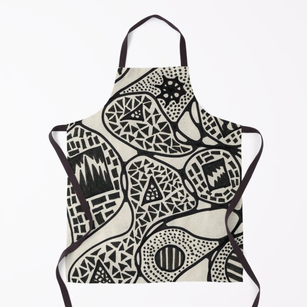 Item preview, Black and White Organic Zentangle Doodles  designed and sold by Ipek Morel.