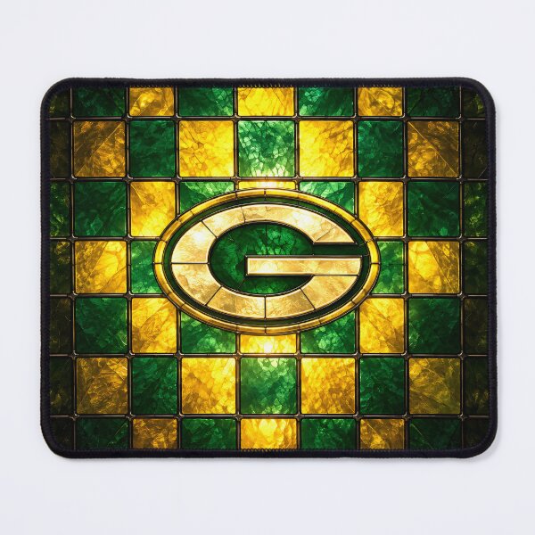 Item preview, GBP Logo Church Glass Green Yellow designed and sold by Theriddler1.