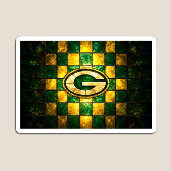Item preview, GBP Logo Church Glass Green Yellow designed and sold by Theriddler1.