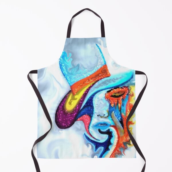 Item preview, colorful abstract fedora woman portrait designed and sold by Jay21743ori.
