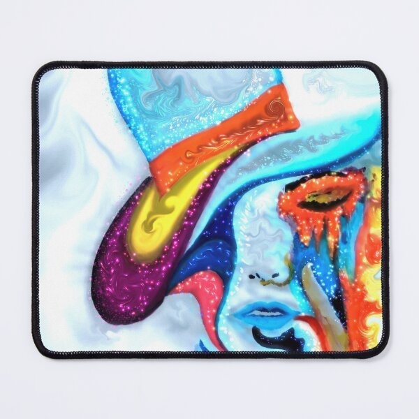 Item preview, colorful abstract fedora woman portrait designed and sold by Jay21743ori.