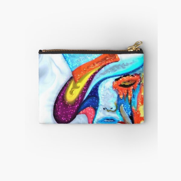 Item preview, colorful abstract fedora woman portrait designed and sold by Jay21743ori.