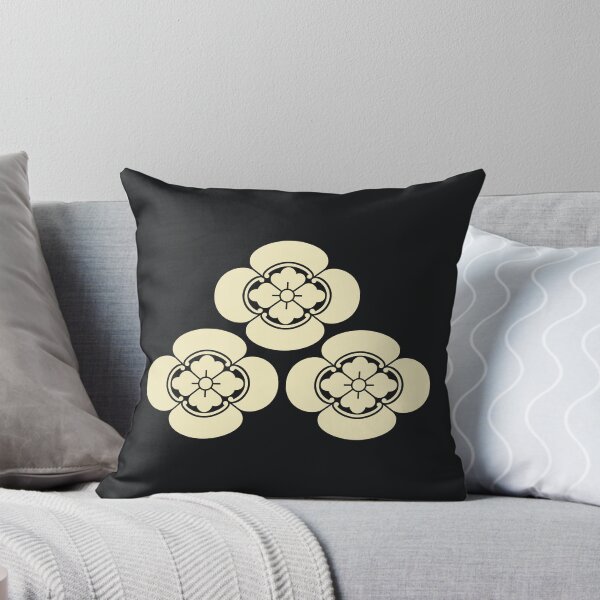 Item preview, Oriental Vintage Pale Yellow Asakura Clan Japanese Kamon Crest Mon designed and sold by Digital Homestead.