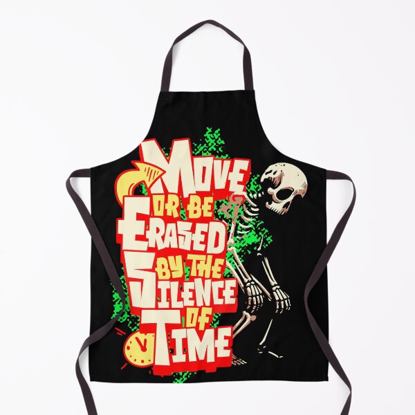 Item preview, Move Or Be Erased T-Shirt, Bold Skeleton Graphic Tee, Motivational Streetwear Shirt, Time Quote Gift designed and sold by baretyas.