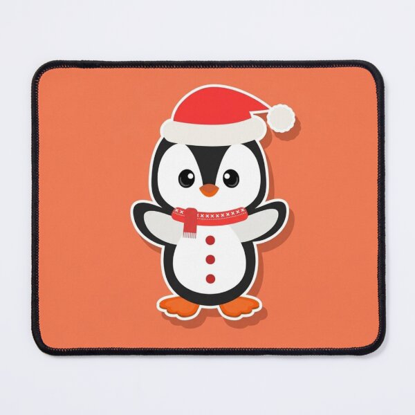 Item preview, Cute Christmas Penguin Character Illustration designed and sold by ShivCraftStudio.