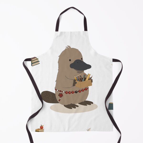 Item preview, Cute Platypus Character with School Supplies Ready for Learning designed and sold by TatinkaArtskill.