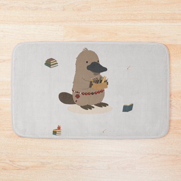 Item preview, Cute Platypus Character with School Supplies Ready for Learning designed and sold by TatinkaArtskill.