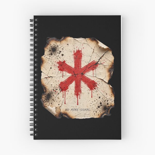 Item preview, No More Signal Burnt Paper Red X Grunge Art designed and sold by Yellowriversss.