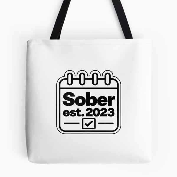 Item preview, Sober Est. 2023 Recovery Milestone designed and sold by MagdalenaRulez.
