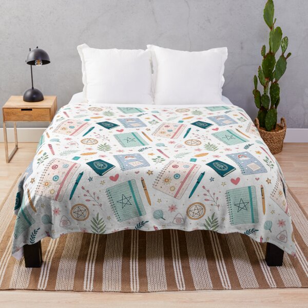 Item preview, Cozy Stationery Botanical Seamless Pattern designed and sold by Soul Path Studio.