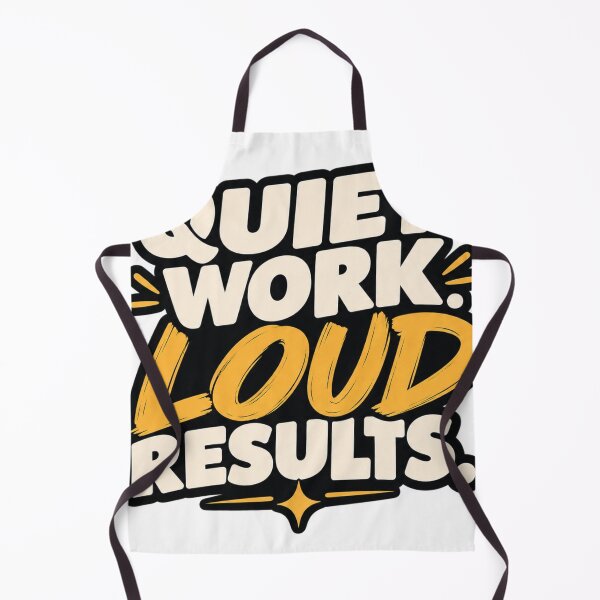 Item preview, Quiet Work Loud Results – Motivational Success & Discipline Typography designed and sold by OMAR SAYOURI.