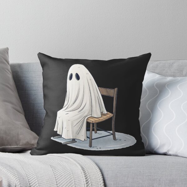 Item preview, Sitting Ghost Quiet Whimsical Illustration designed and sold by Soul Path Studio.