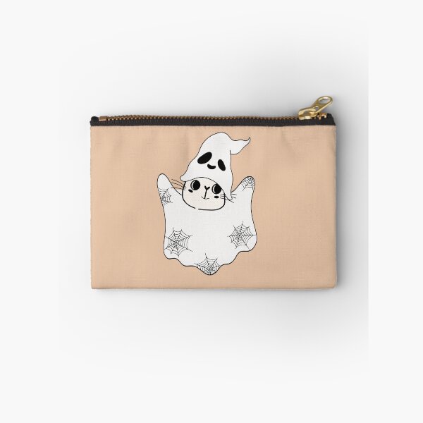 Item preview, White Cat with Ghost Costume and Spider Pattern designed and sold by AlginaPugachova.