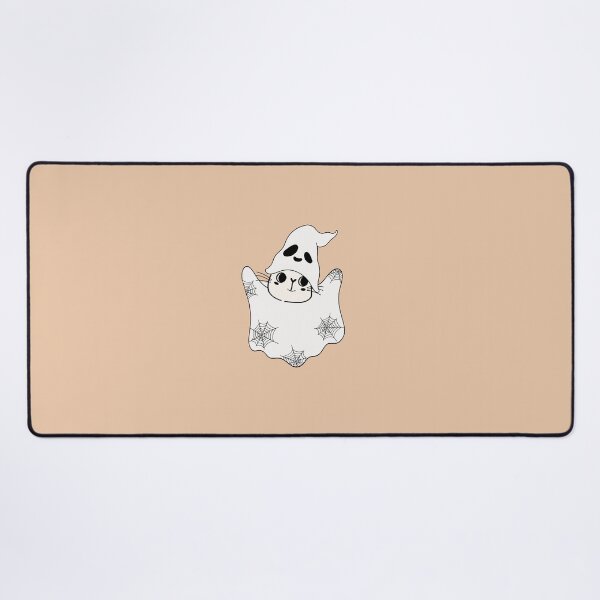 Item preview, White Cat with Ghost Costume and Spider Pattern designed and sold by AlginaPugachova.