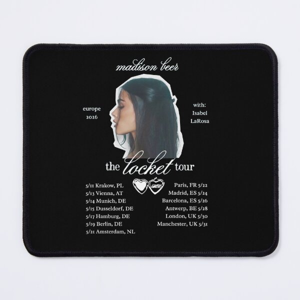 Item preview, Madison Beer The Locket Europe Tour 2026 Concert Dates Graphic designed and sold by Coolshopsea.